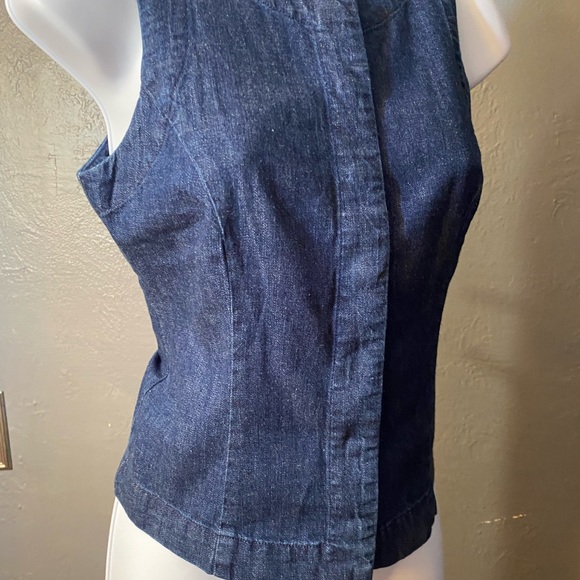 BANANA REPUBLIC DENIM Snap Front Vest/Tank - Picture 10 of 16